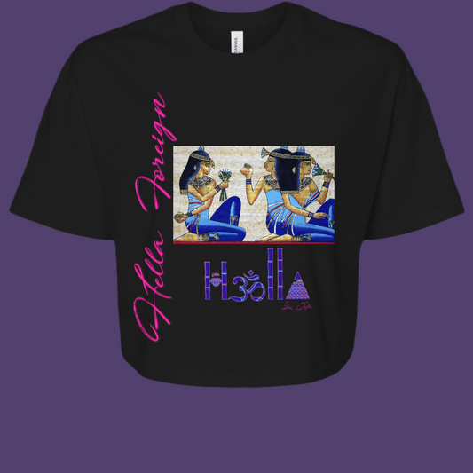 Hella Foreign Goddess Qween's Favorite Crop Tee