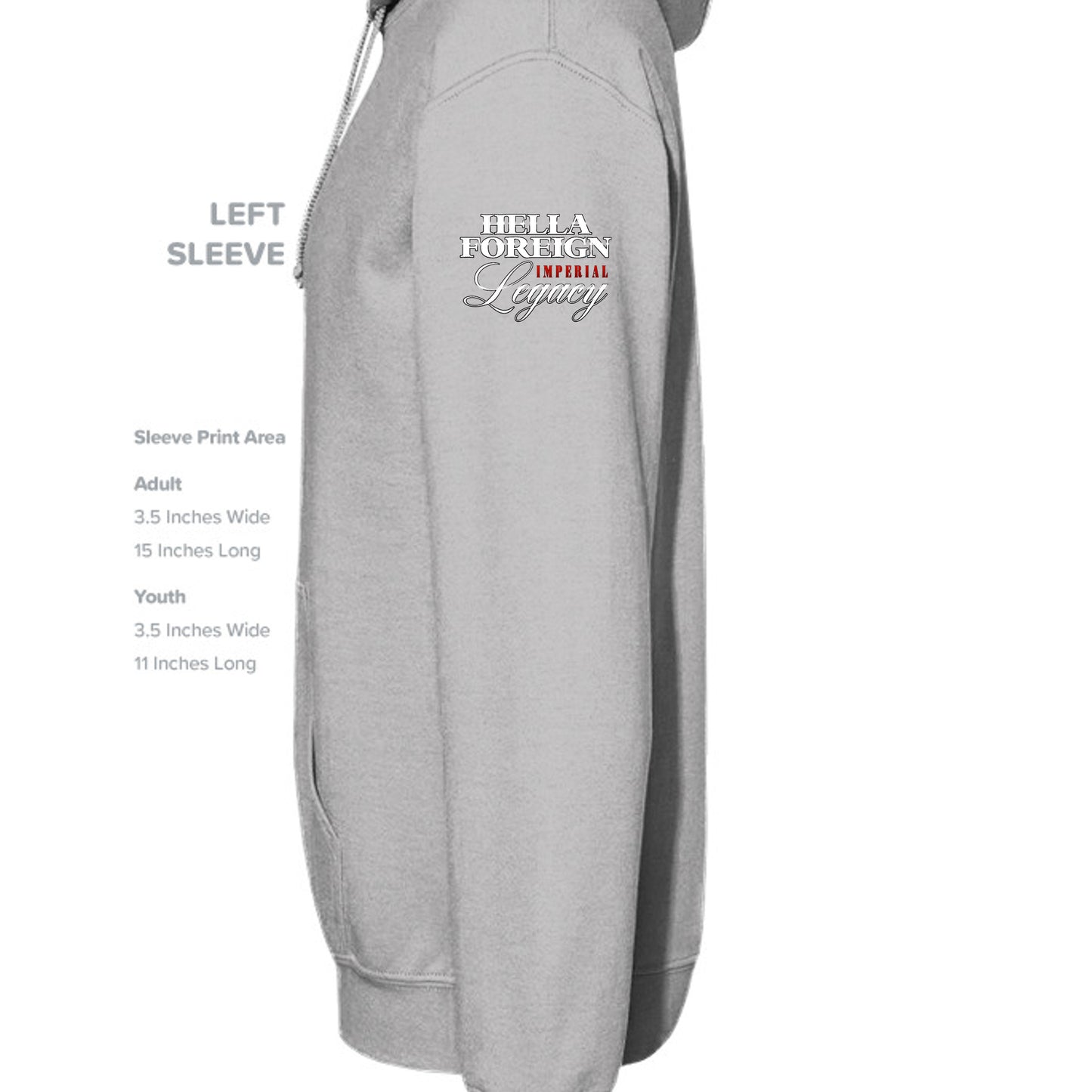 Grey Heather - IND280SL - SLEEVE_LEFT